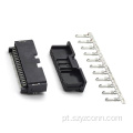 Conectores automotivos fio a placa com passo de 2,0 mm